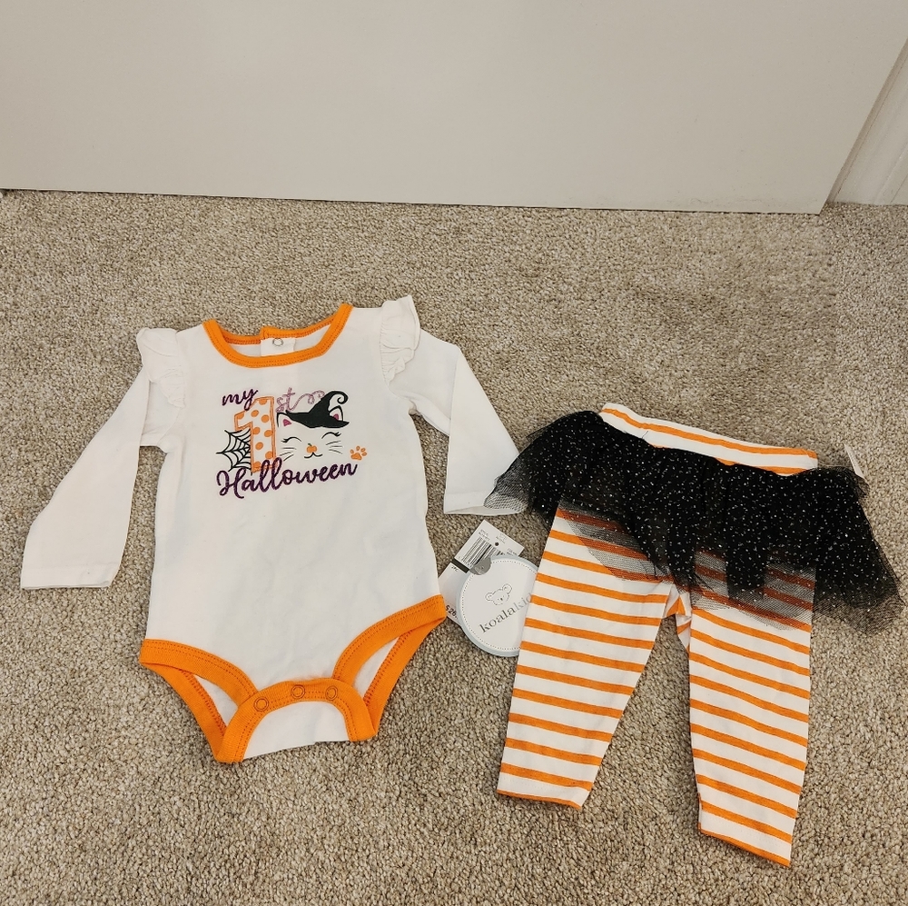 New with tags! Baby Girl's My 1st Halloween Outfit size 0-3M